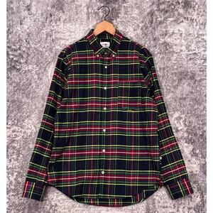 NN07 Levon Shirt XL Mens No Nationality Plaid Flannel Button Down Long Sleeve